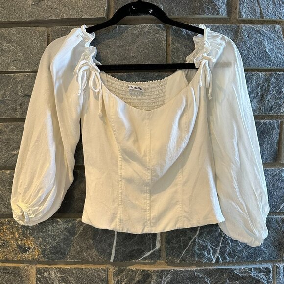 Reformation Peasant Blouse - Picture 1 of 5
